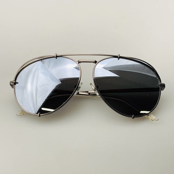 DIFF Koko Eyewear Sunglasses mod. GM-SV22 Mirrored Aviator Gunmetal Oversized main image 4
